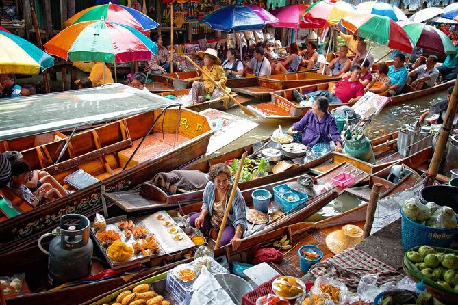 Private Guided Tour to Train Market and Damnoensaduak Floating Market - Mae Klong Railway Market: watching the train change everything