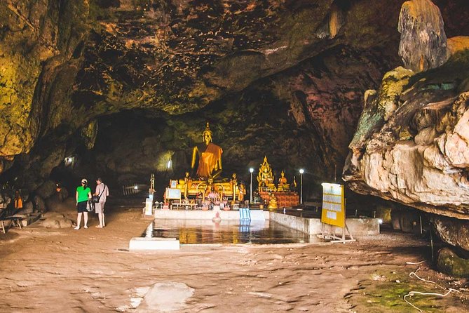 Private Historic River Kwai Death Railway, War Cemetery and Hellfire Pass Tour - Tham Kra Sae Bridge and the Buddha-cave link to POW camp life