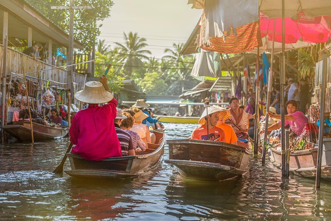 Private Tour: Amphawa Floating Market & Maeklong Railway Market - Wat Bang Kung: banyan-tree temple vibes plus the zoo mention