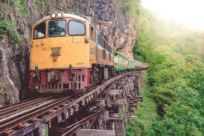 Private Tour: Death Railway, Hellfire Pass and Erawan Waterfall - River Kwai Bridge: quick bridge time, lasting impact
