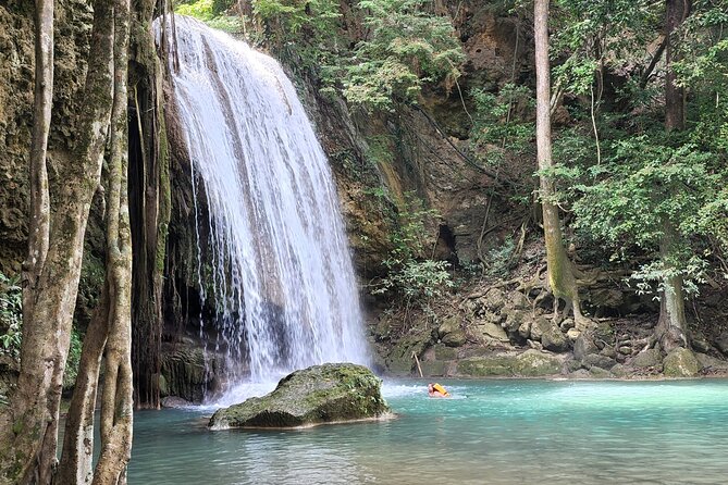 Private Tour: Kanchanaburi Erawan Waterfall Tour from Bangkok - Kwai River adventure: bamboo rafting energy