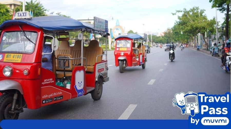 Rent private e-tuk tuk with driver in Bangkok - Driver included: what you get, and what you still need to handle