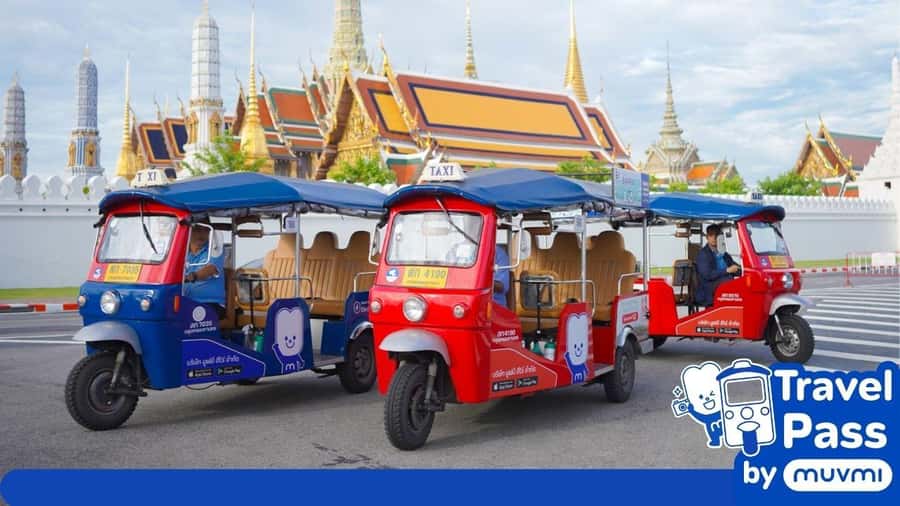 Rent private e-tuk tuk with driver in Bangkok - What’s included, what’s not, and what to bring