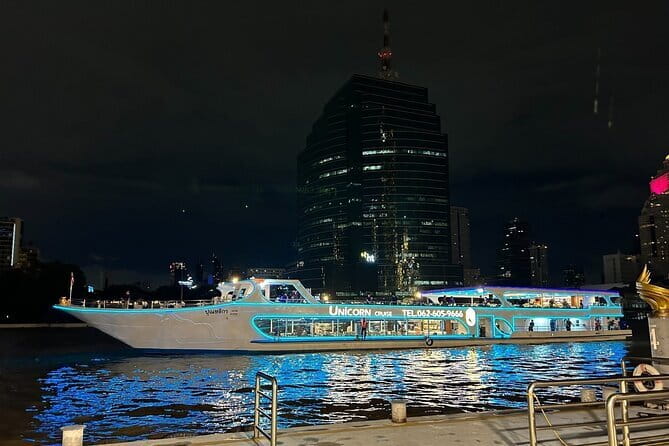 Scenic Bangkok Unicorn Dinner Cruise on Chao Phraya River - Entering the river at ICONSIAM Pier (7:00 pm, about 2 hours)