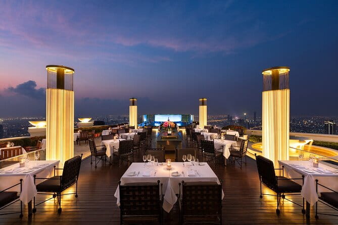 Sirocco: A Rooftop Culinary Journey at Lebua - Your 2-hour evening up high: what the dinner flow feels like