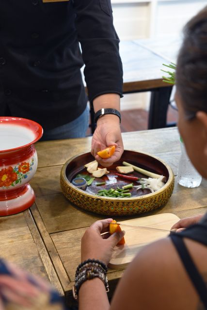 Sukhumvit: Hands-on Thai Cooking Class & Market Tour in BKK - Where you meet: BTS Asoke and MRT Sukhumvit for morning, school for later