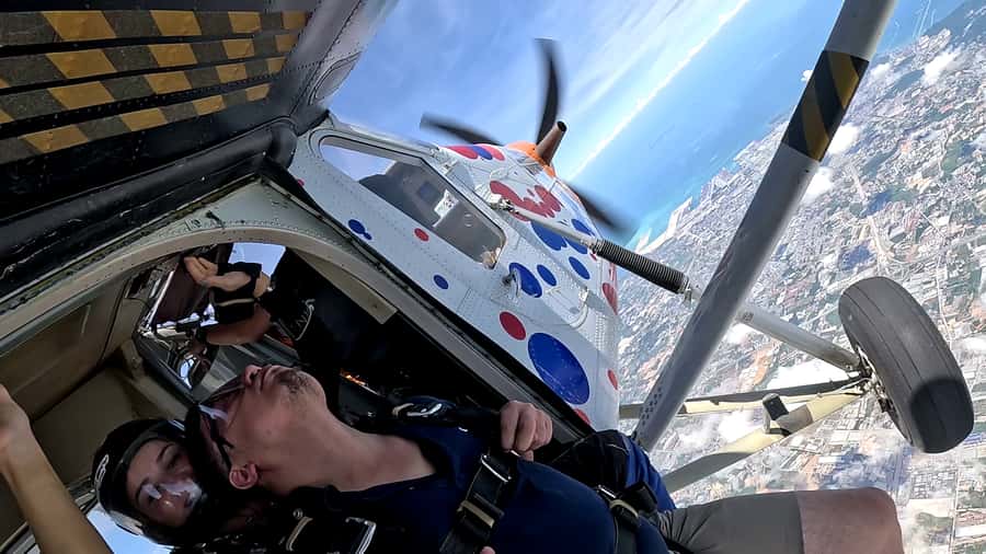 Thailand: Tandem Skydive Over Bangkok & Pattaya - 60 seconds of freefall at 120 mph: then a calm parachute glide