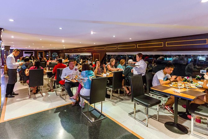 The White Orchid: Chao Phraya Dinner Cruise Experience - The buffet dinner: Thai and international food, served for volume