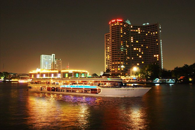 The White Orchid: Chao Phraya Dinner Cruise Experience - Drinks and the food-only menu reality