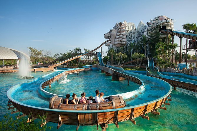 Thrilling Rides & Free Buffet at Siam Amazing Park, Bangkok - The ride roadmap: four thrill zones plus family worlds