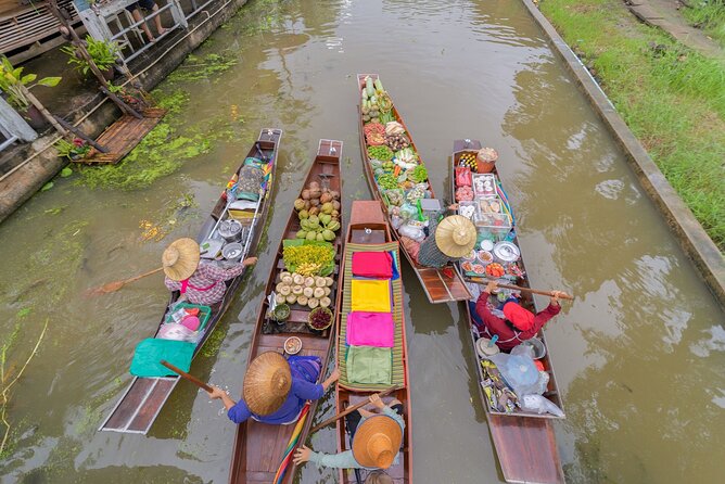 Train & Floating Market Food Adventure + Scenic train ride - Damnoen Saduak Floating Market: boat time, Thai snacks, and photo spots