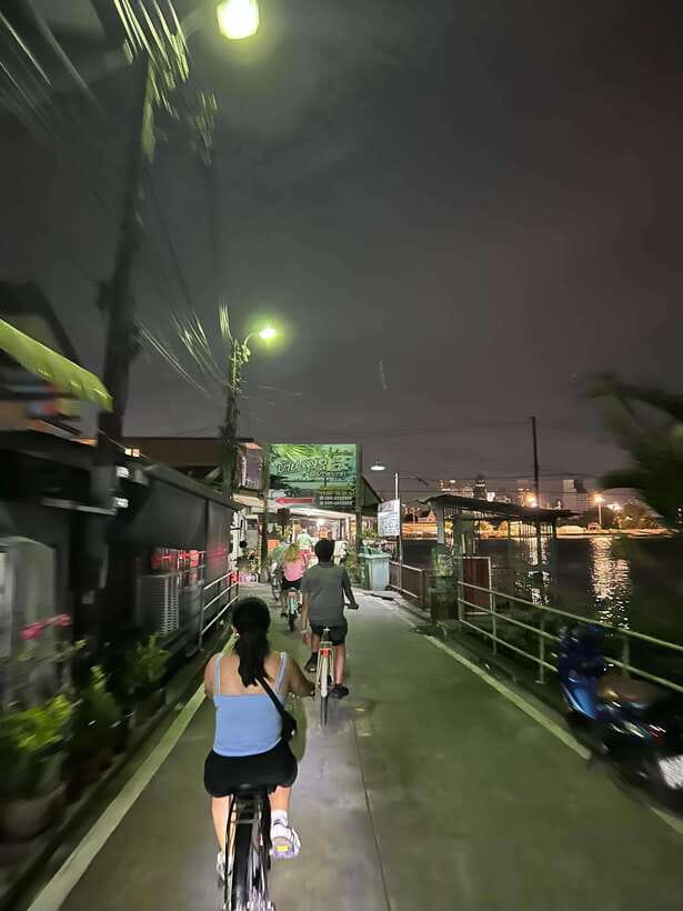 Twilight Firefly Bangkok Bicycle Tour - Firefly cruise to a secret synchronized spot