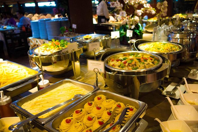 White Orchid Dinner Cruise at Bangkok with Pickup & Live Music - Cruising the Chao Phraya at Dusk: Bridges, Wat Arun, and the Palace Area