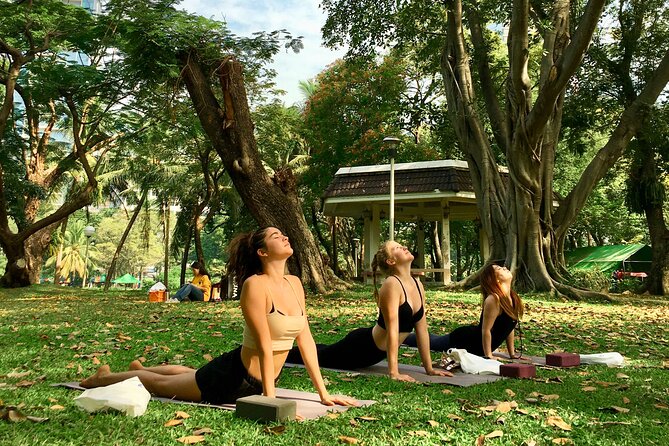 Yoga in the Park Thailand - Small class size: where your form actually gets attention